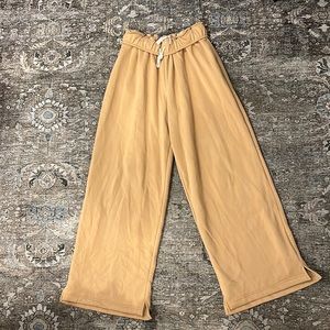 Out from under sweatpants